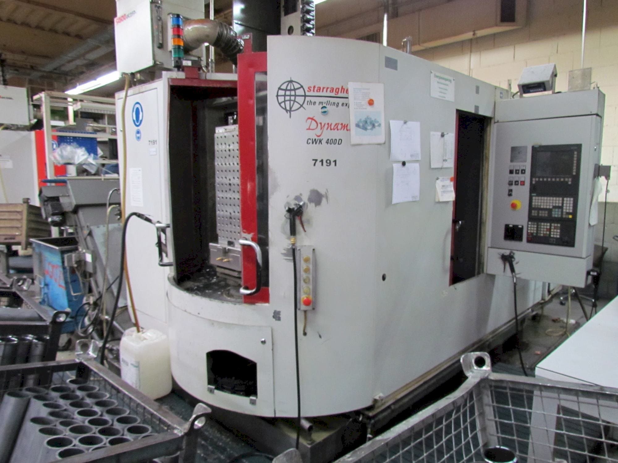 Heckert CWK 400 D Mašinos vaizdas iš priekio