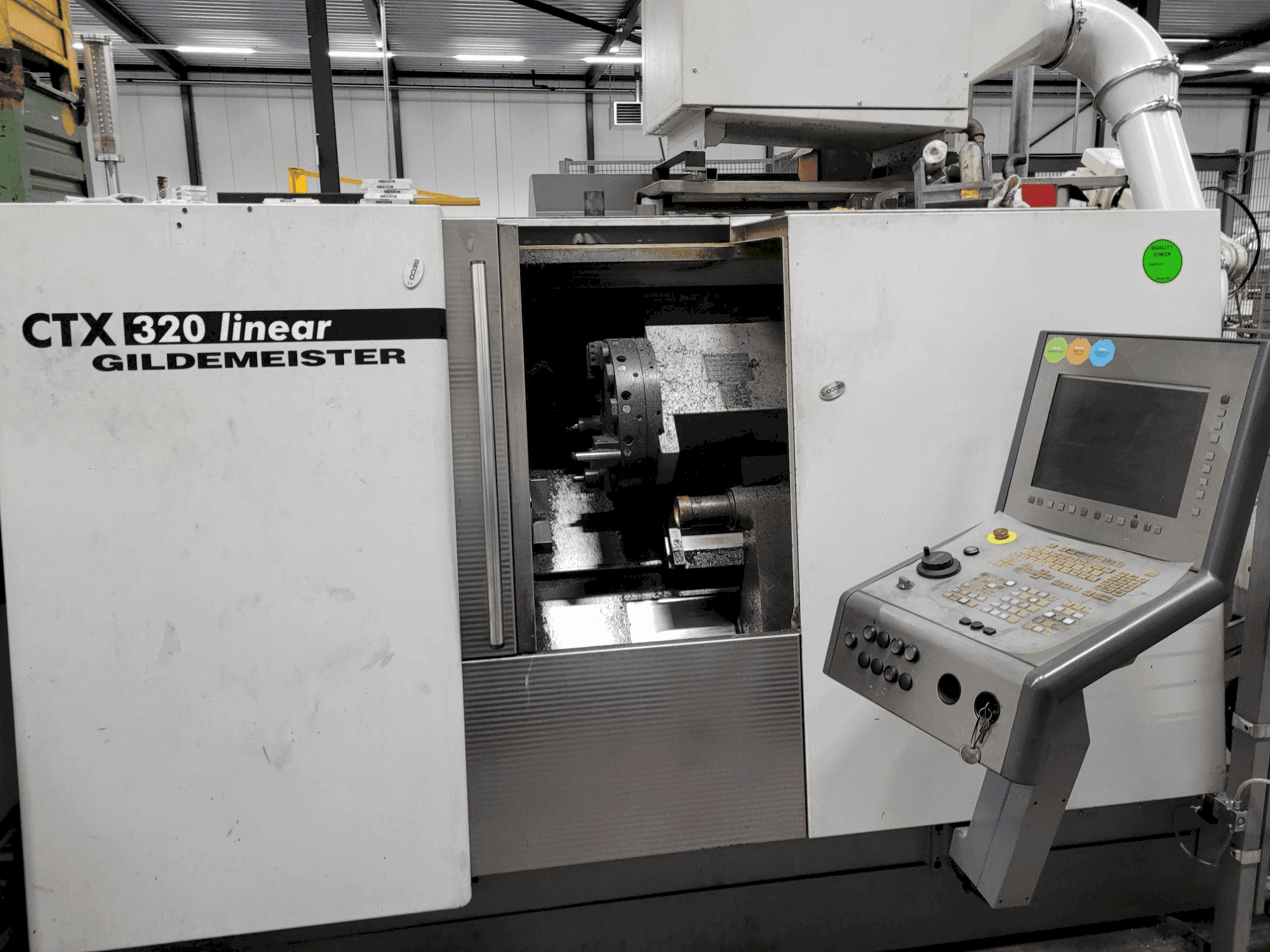 DMG Gildemeister CTX 320 linear Mašinos vaizdas iš priekio