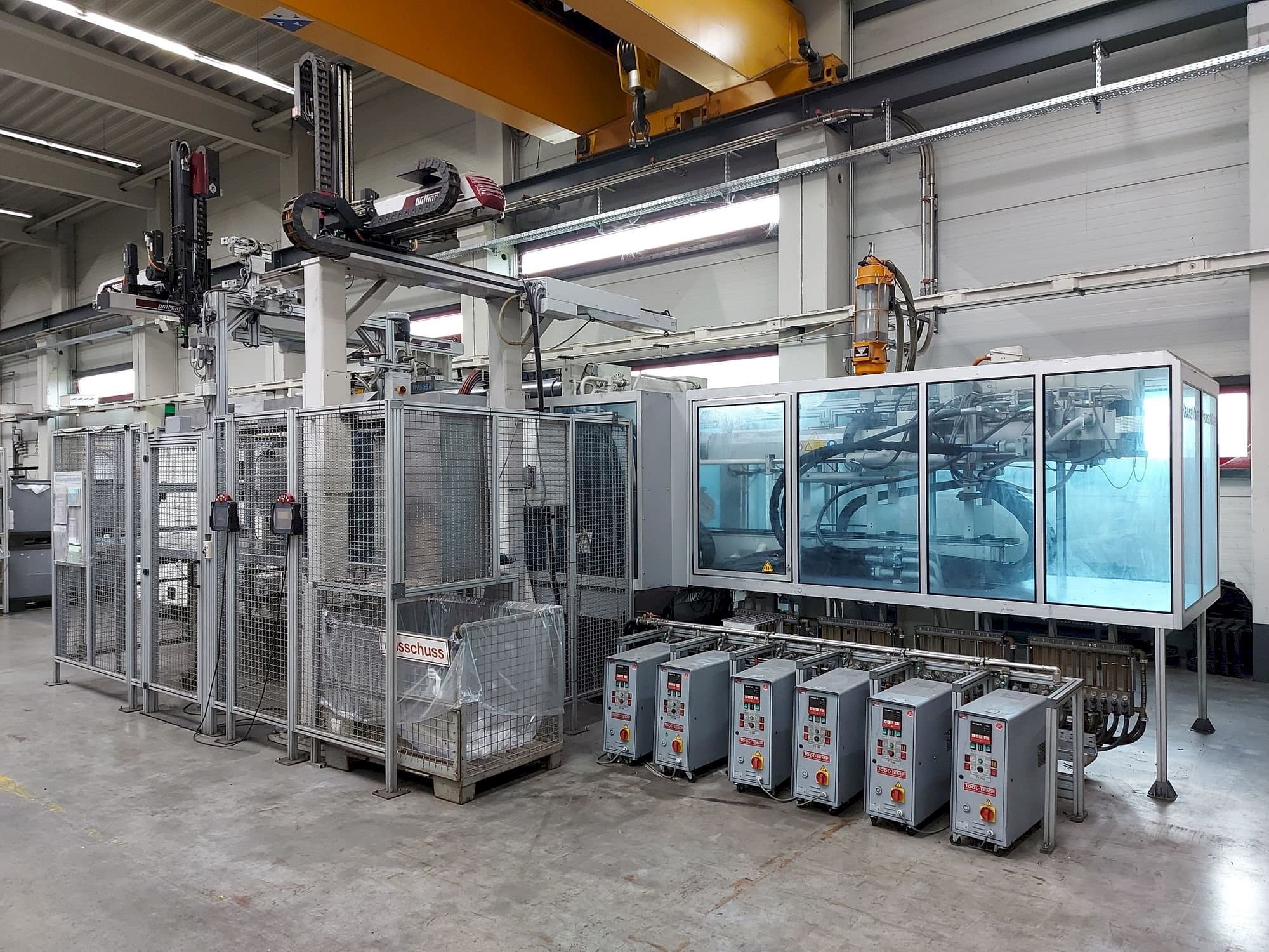 Krauss Maffei 650 Tandem Mašinos vaizdas iš priekio