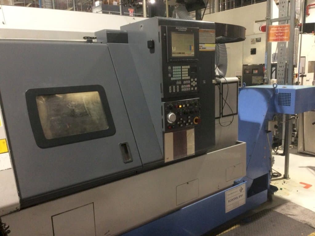 Mazak Super Quick Turn 200M Mašinos vaizdas iš kairės pusės