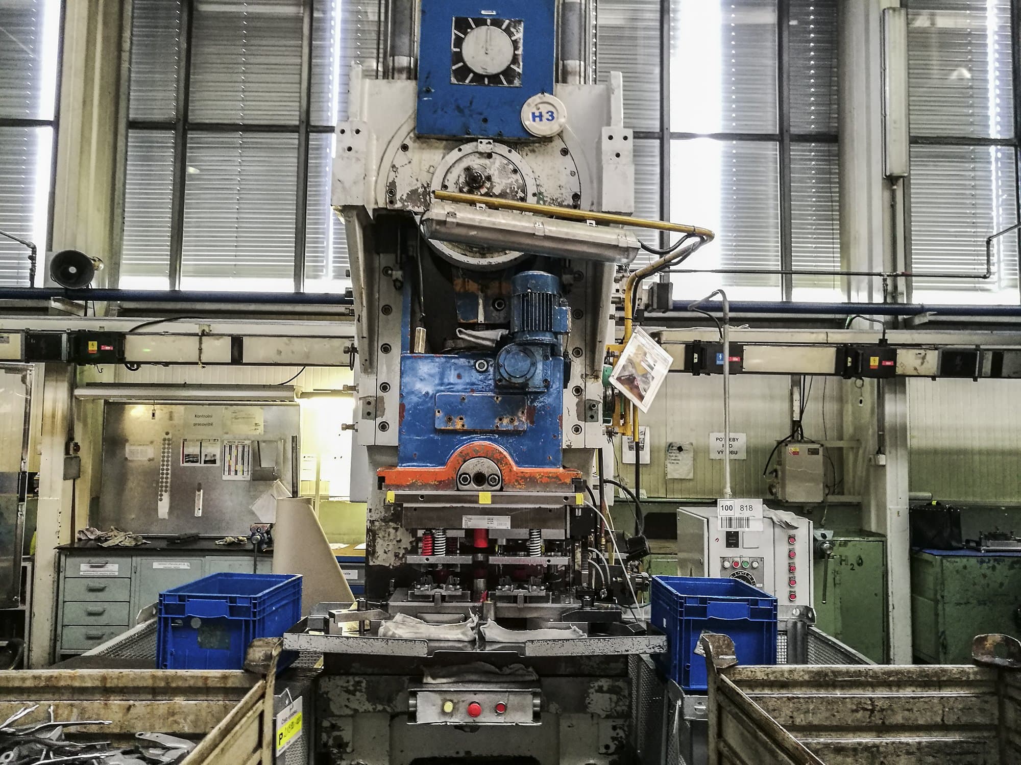 ZTS LEK-160 Mašinos vaizdas iš priekio