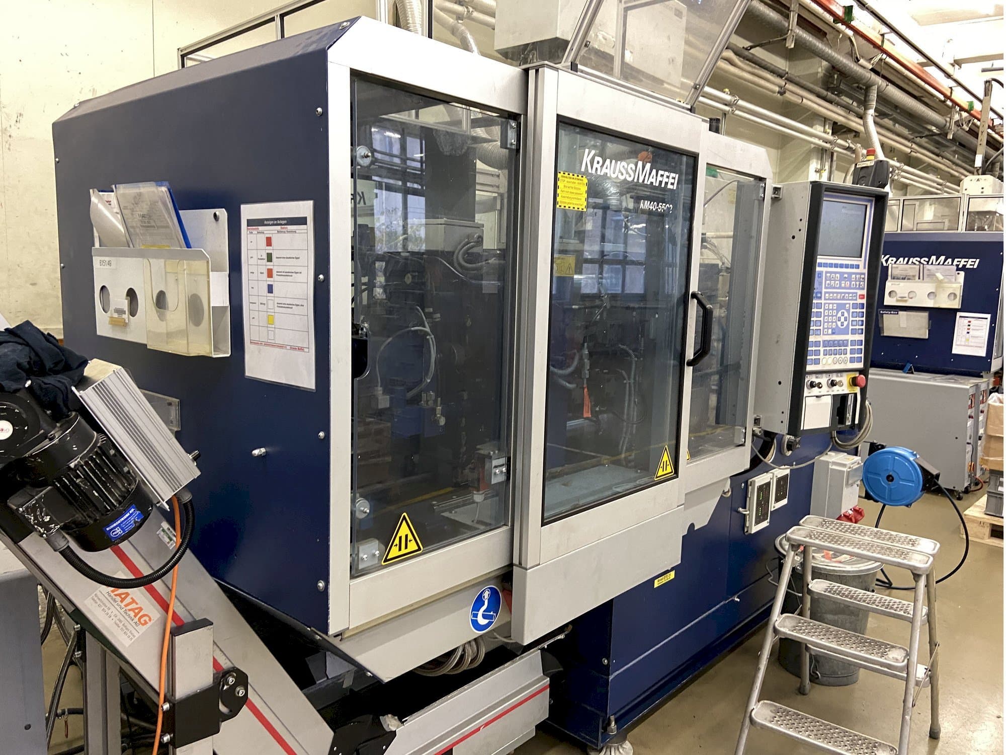 Krauss Maffei 40-55 C2 Mašinos vaizdas iš priekio