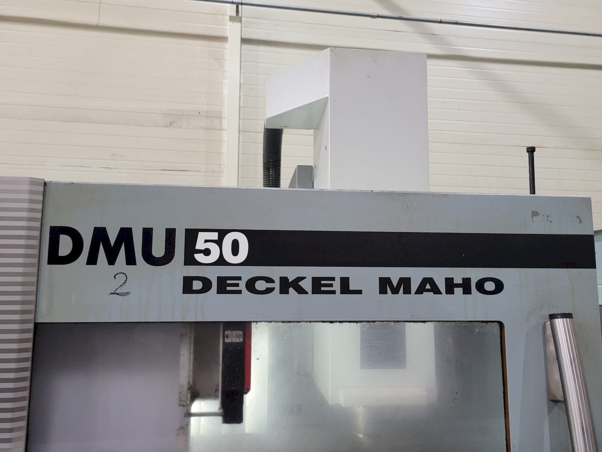 DECKEL MAHO DMU 50 Mašinos vaizdas iš priekio