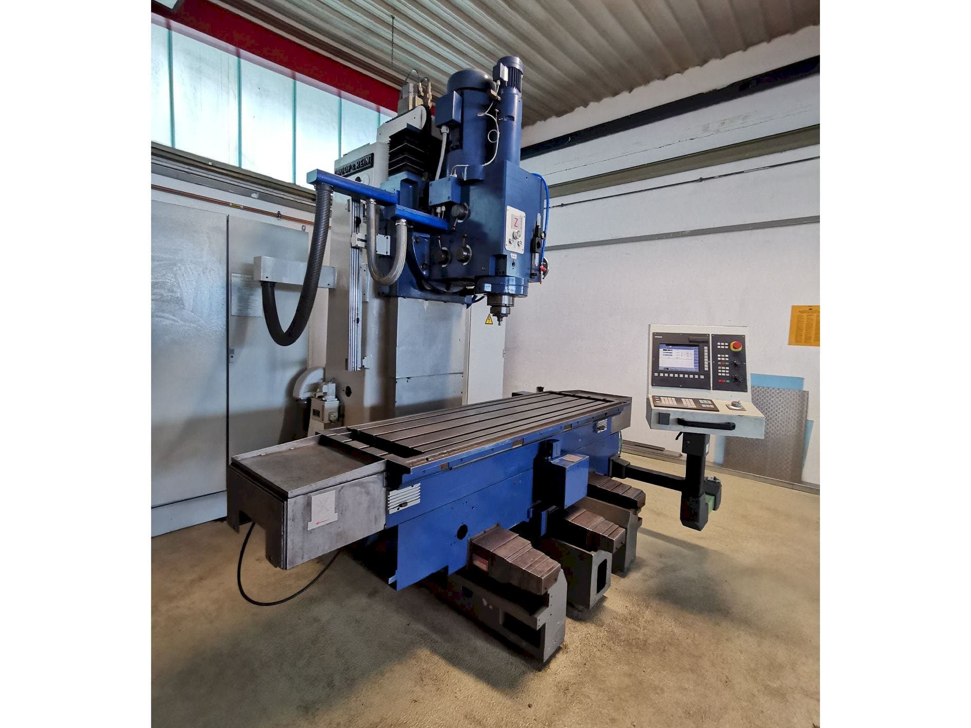 Droop & Rein FS 100 ke Mašinos vaizdas iš priekio