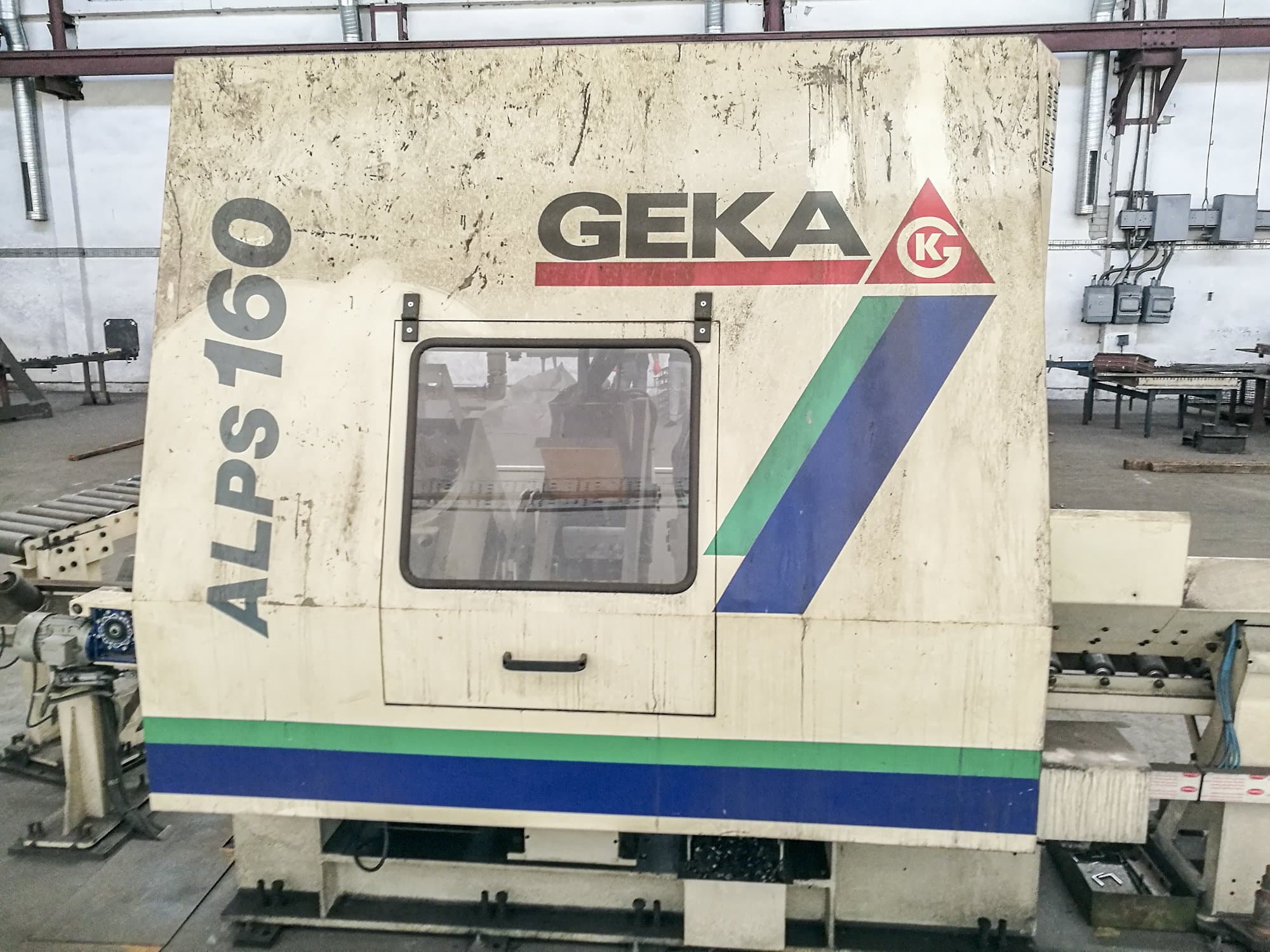 GEKA ALPS-150 Mašinos vaizdas iš priekio