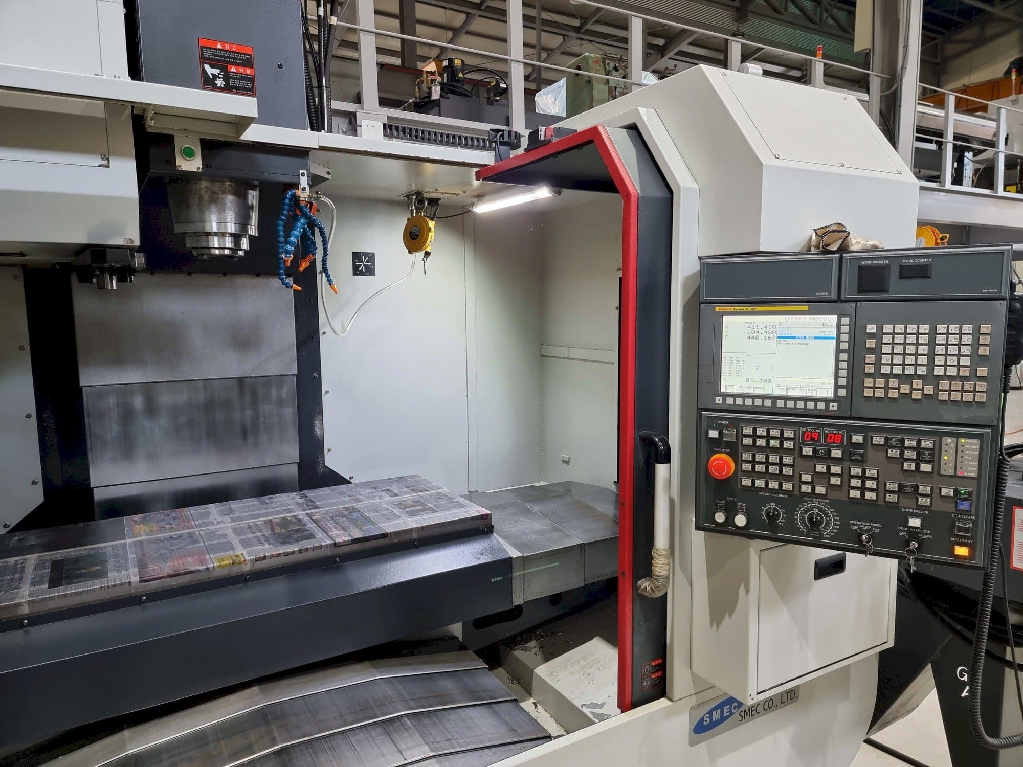 SMEC LCV 650 Mašinos vaizdas iš priekio