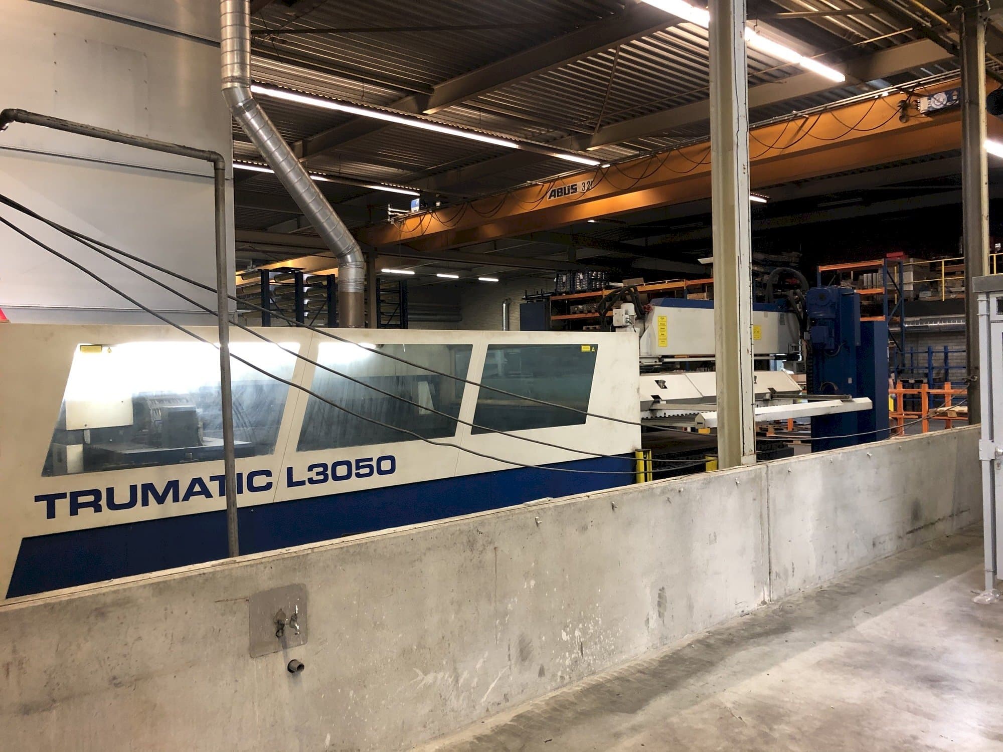 Trumpf Trumatic 3050 Mašinos vaizdas iš priekio