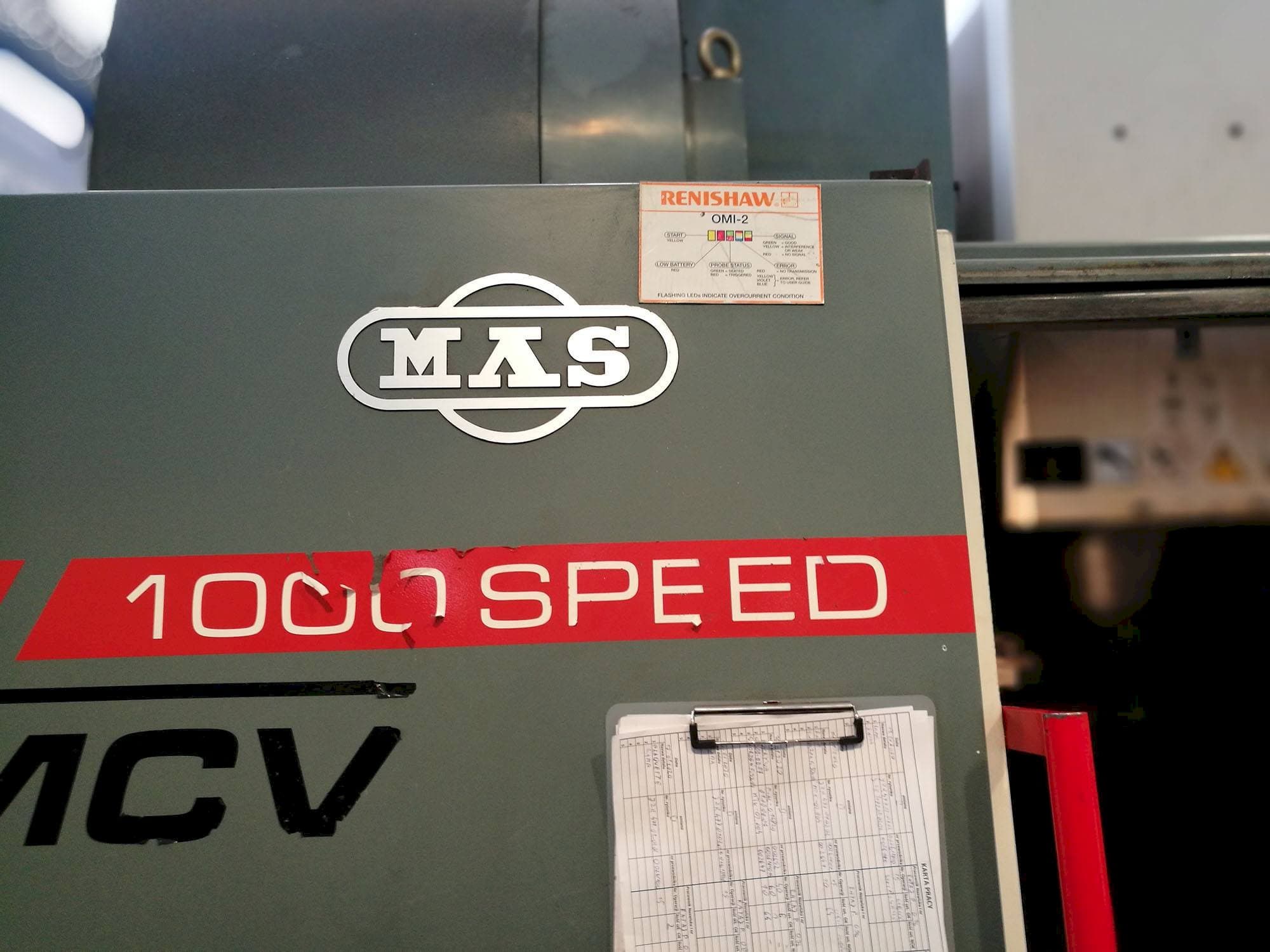 KOVOSVIT MAS MCV 1000 SPEED Mašinos vaizdas iš priekio