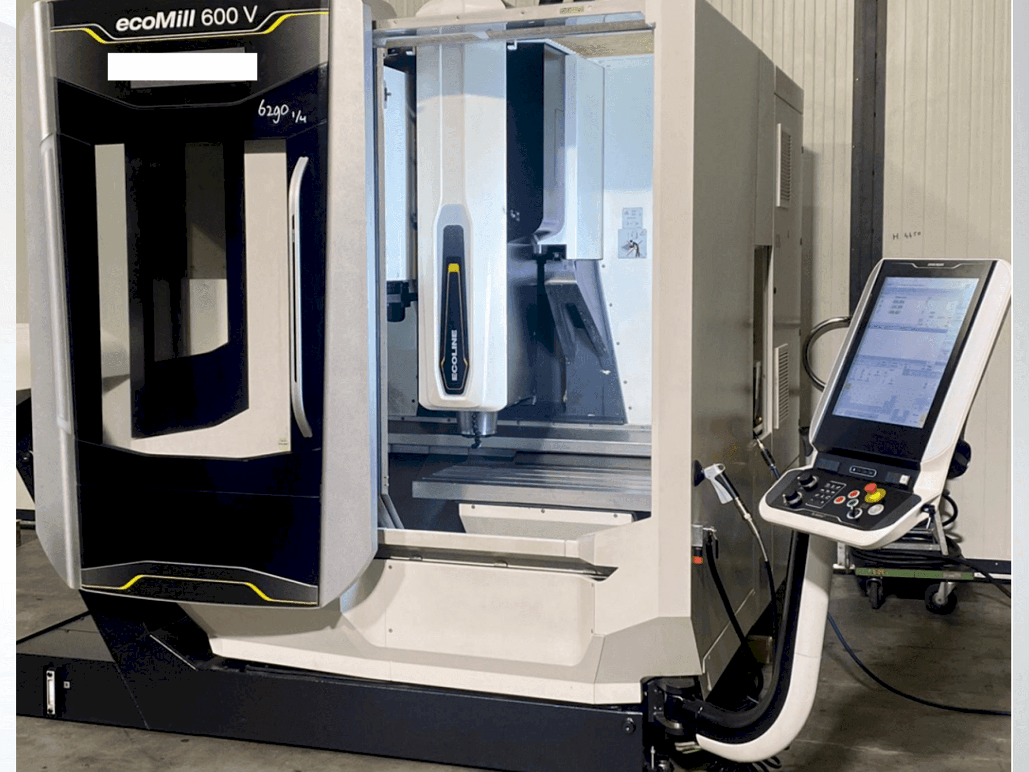 DMG Ecomill 600V Mašinos vaizdas iš priekio