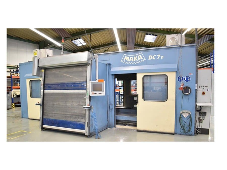 MAKA DC 7 D Mašinos vaizdas iš priekio