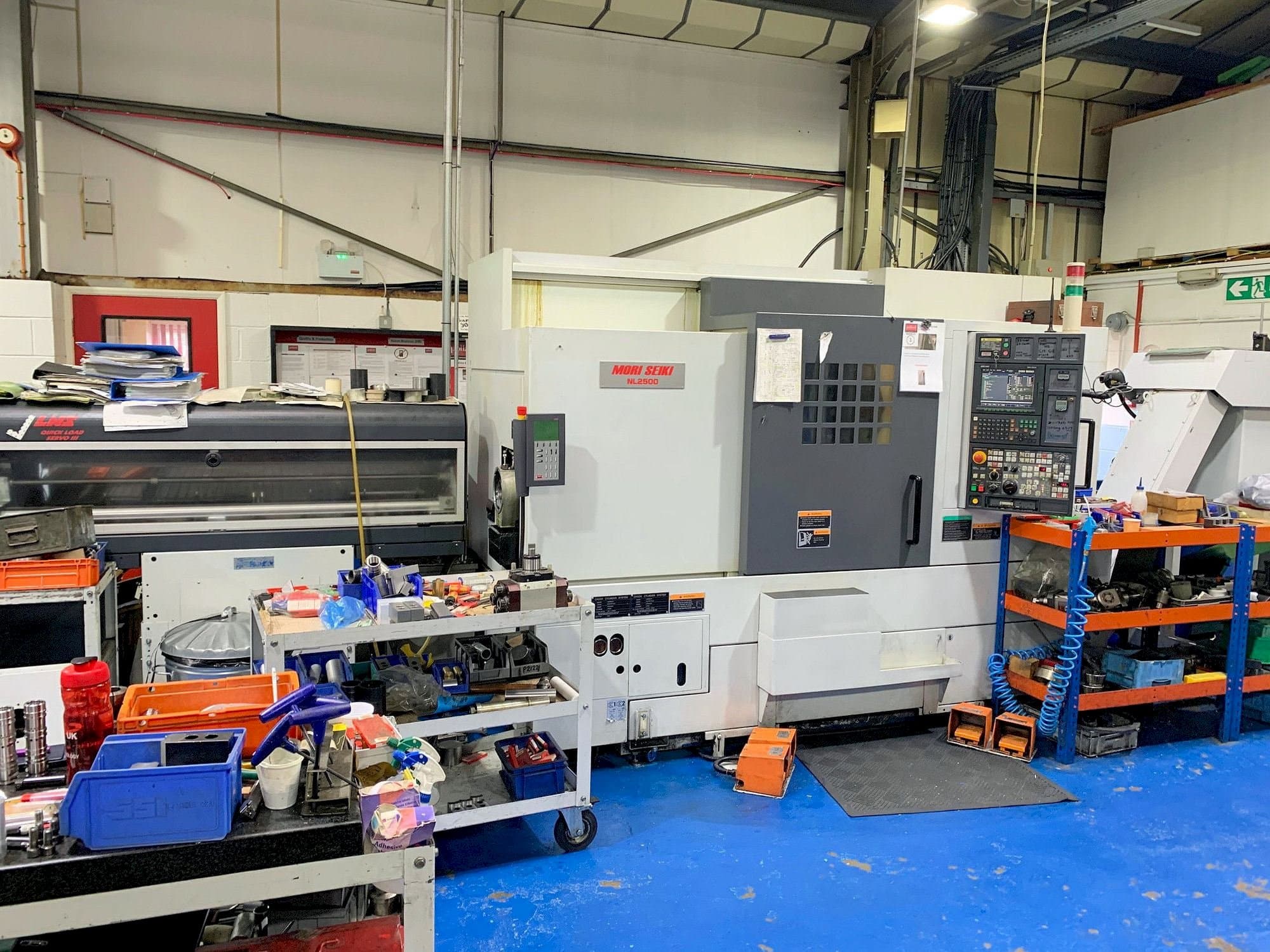 MORI SEIKI NL2500SY / 700 Mašinos vaizdas iš priekio