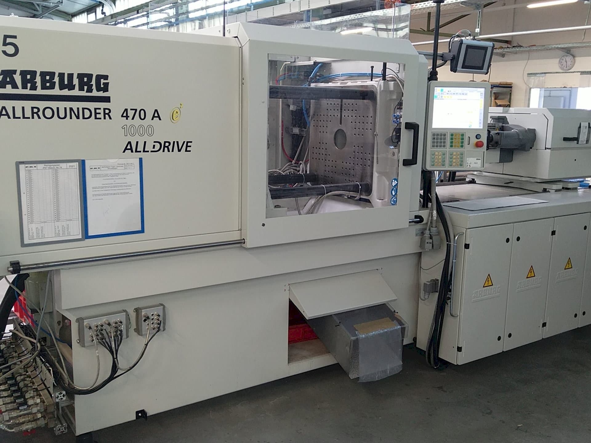 Arburg Allrounder 470 A 1000-400 Mašinos vaizdas iš priekio
