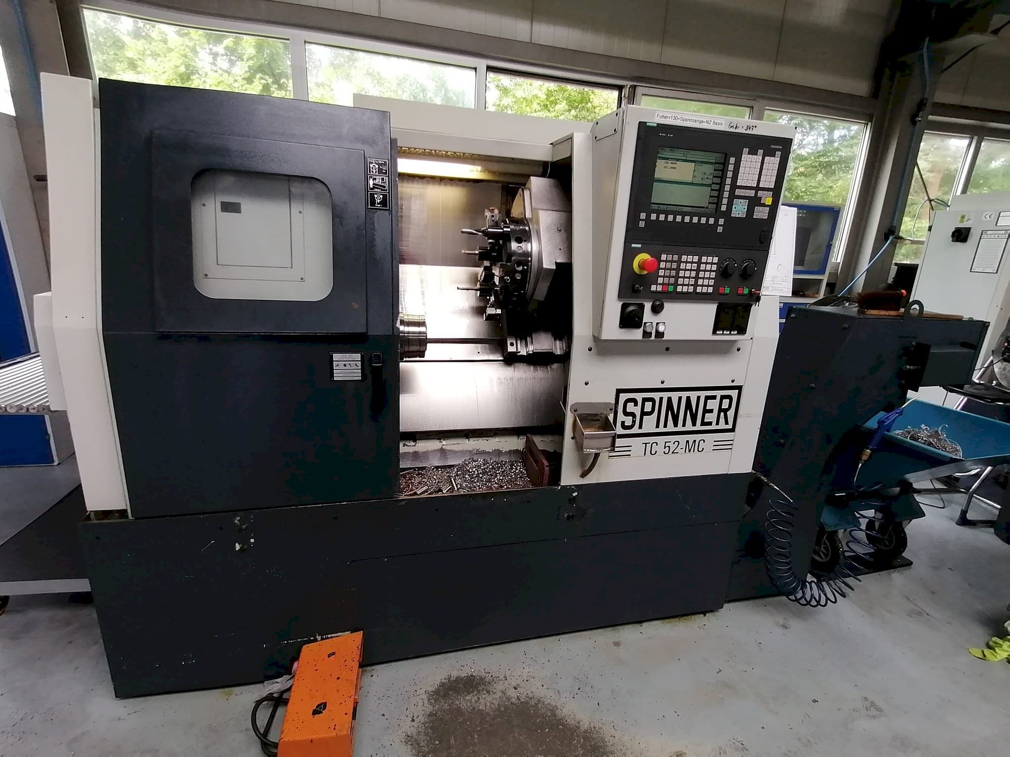 SPINNER TC 52-MC Mašinos vaizdas iš priekio