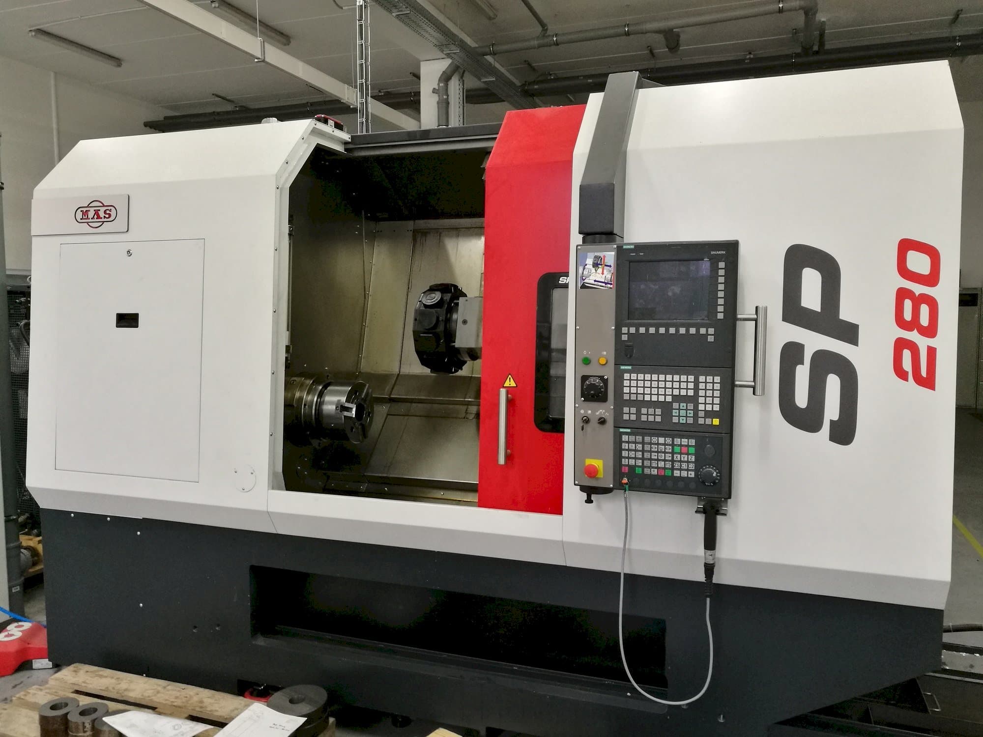 KOVOSVIT MAS SP 280 SY Mašinos vaizdas iš priekio