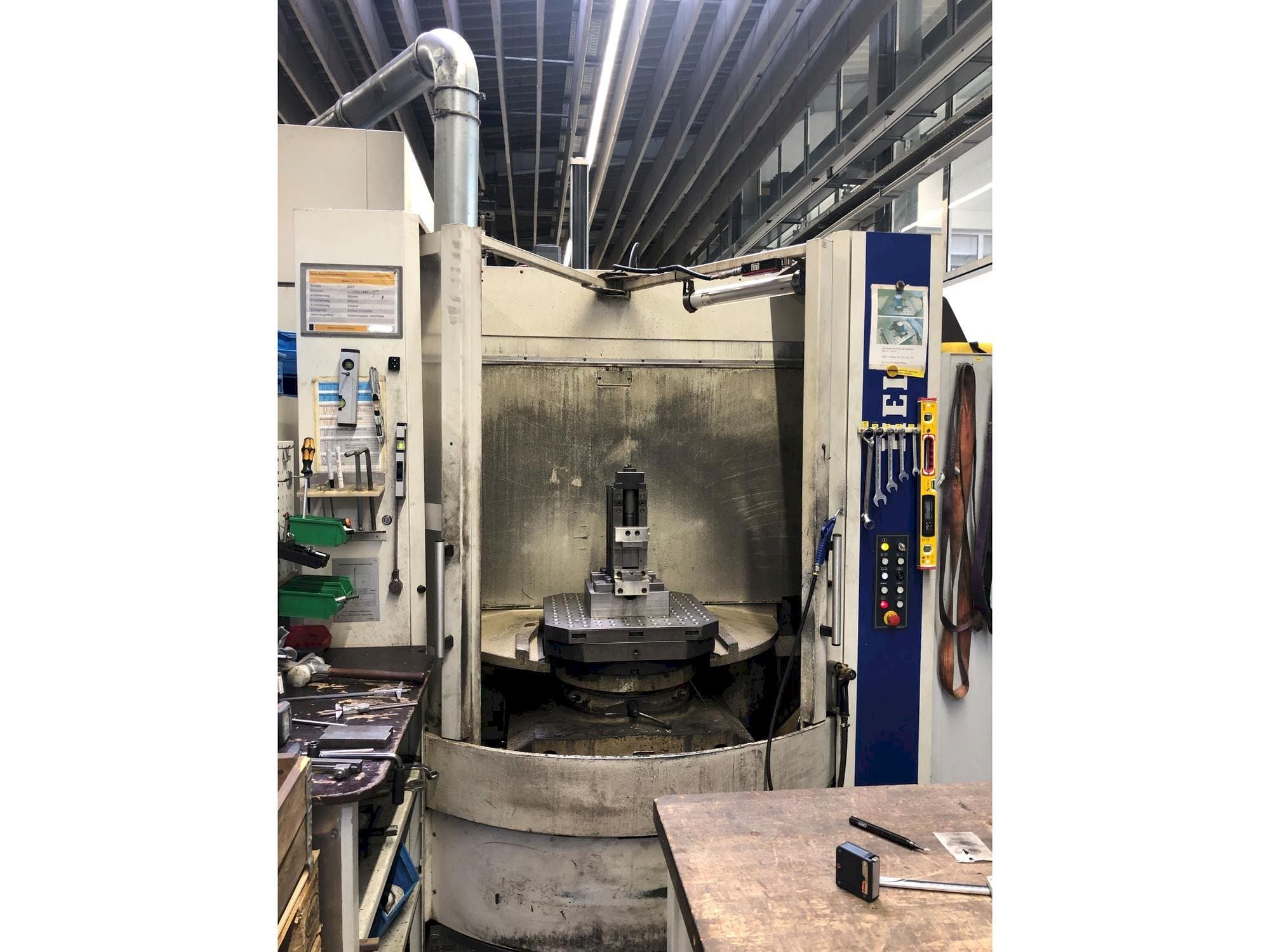 HELLER MCH 250 Mašinos vaizdas iš priekio