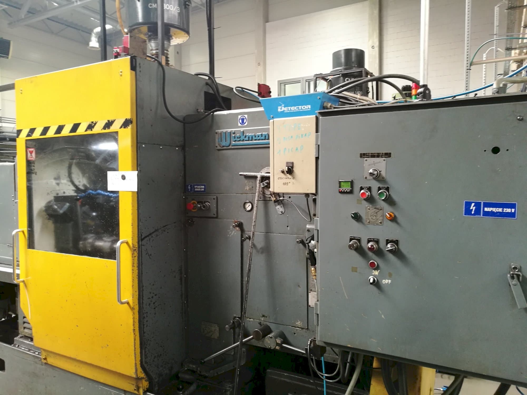 Wickman 2  1/4"-6 Mašinos vaizdas iš priekio