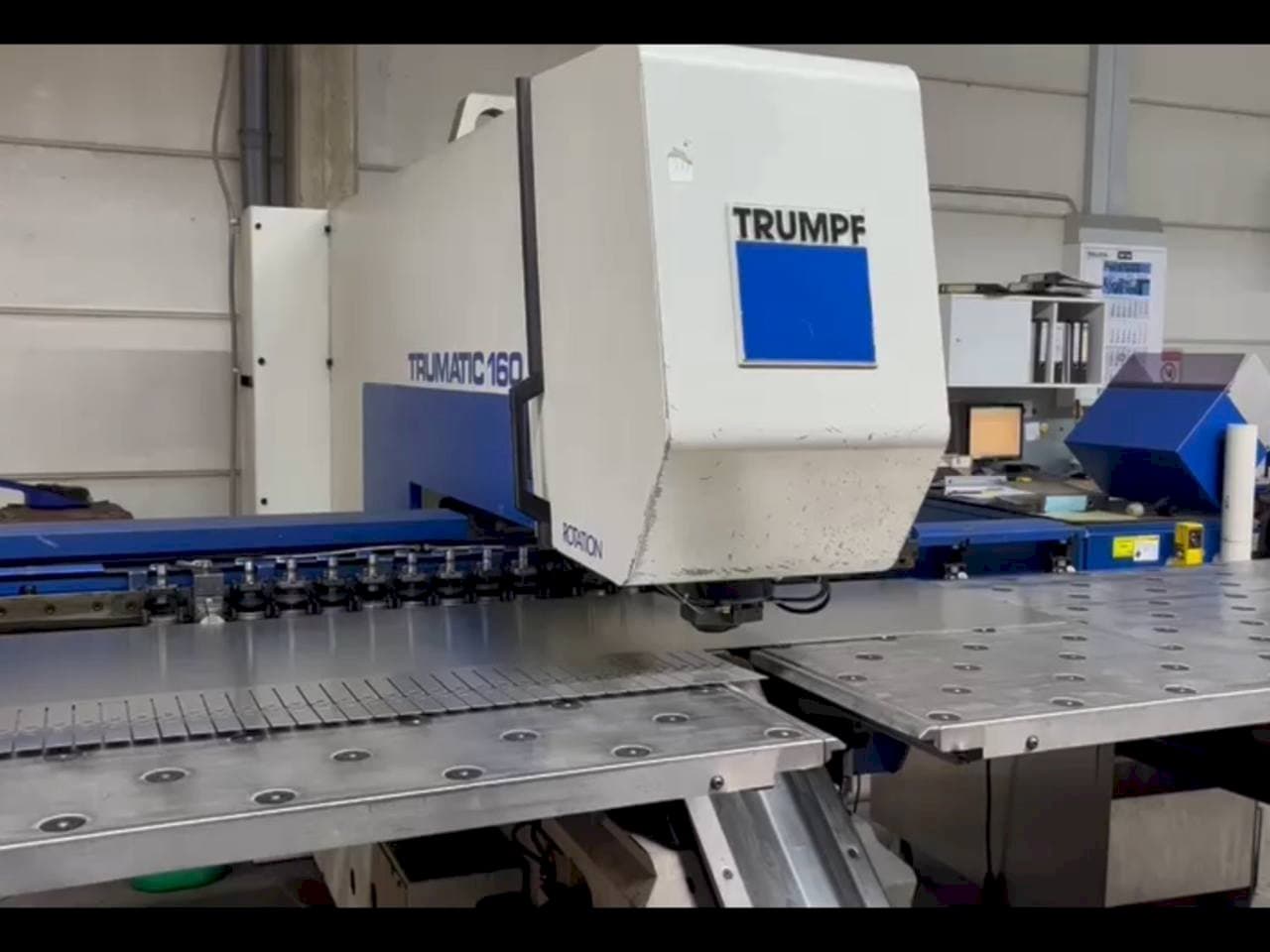 Trumpf Trumatic 160 Mašinos vaizdas iš priekio