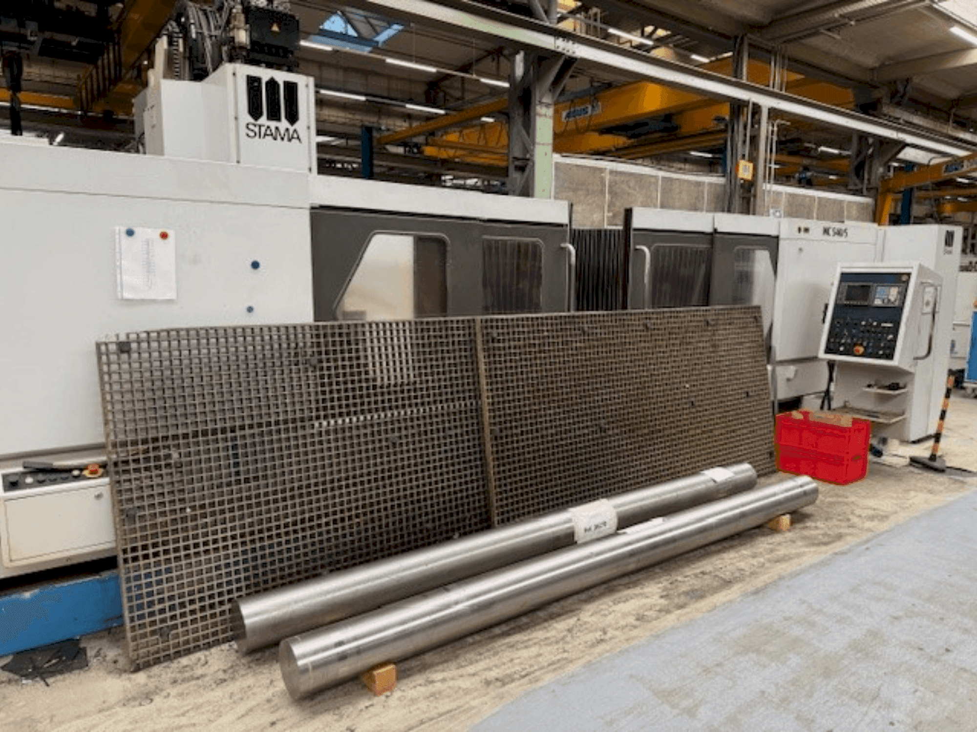 STAMA MC 540 Mašinos vaizdas iš priekio