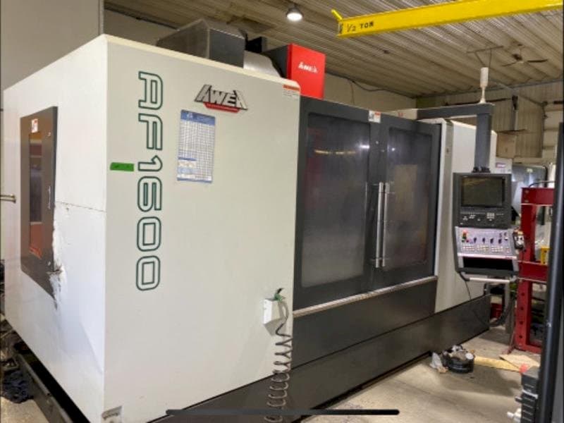 AWEA AF-1600 Mašinos vaizdas iš priekio