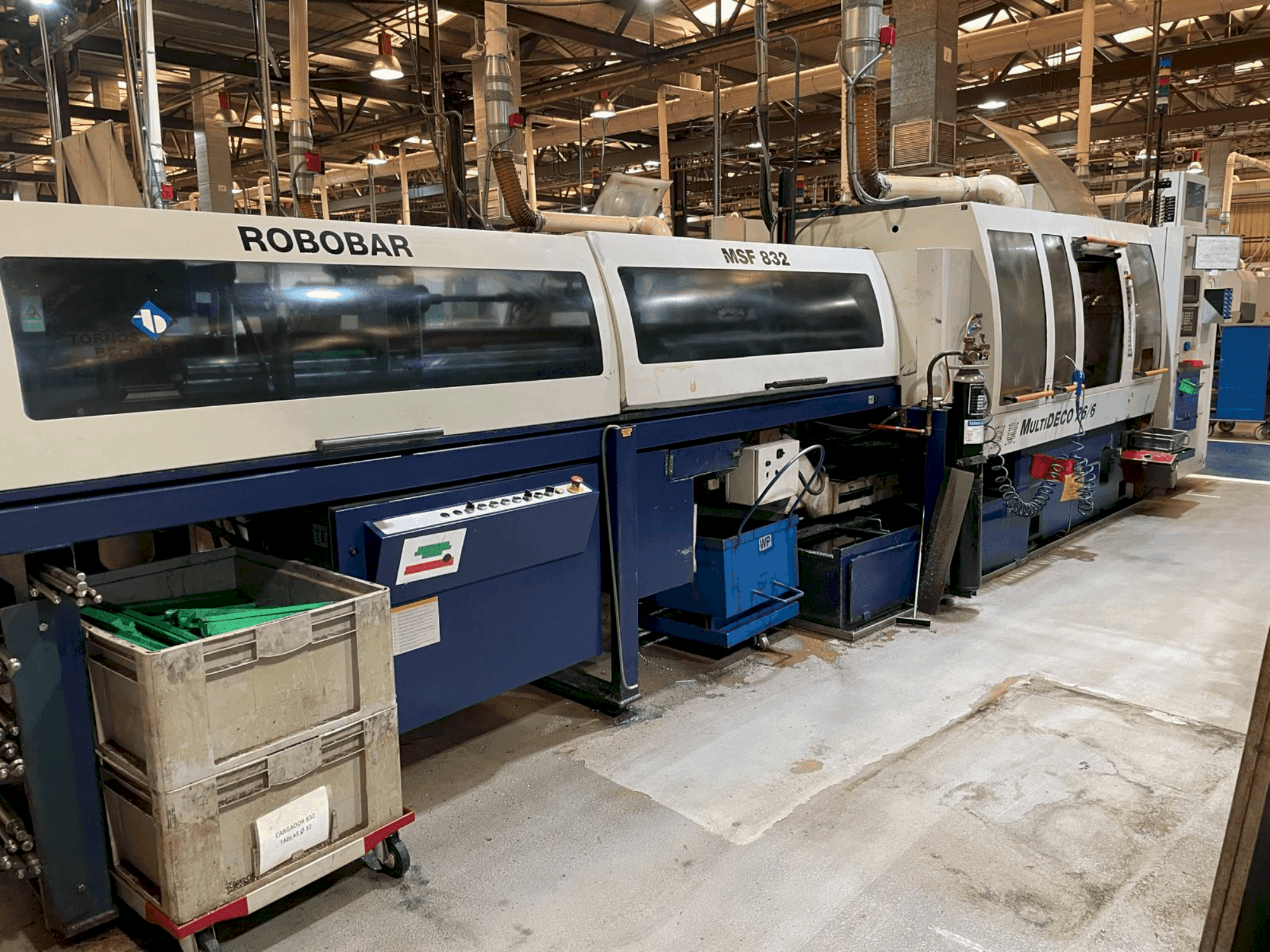 Tornos-Bechler MultiDeco 26-6 Mašinos vaizdas iš priekio