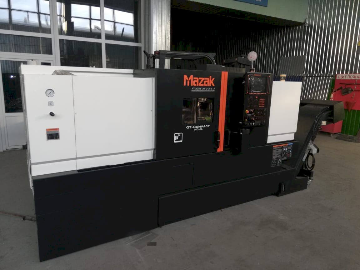 Mazak QT- COMPACT 200ML Mašinos vaizdas iš priekio