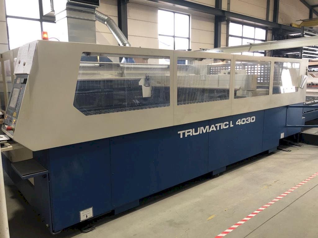 Trumpf Trumatic L4030 Mašinos vaizdas iš priekio