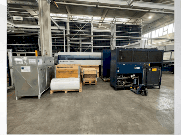 TRUMPF TruLaser 3040 Mašinos vaizdas iš priekio