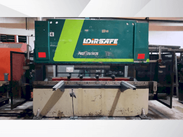 LOIRE SAFE PHSE-125/30/26 Mašinos vaizdas iš priekio