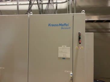 Krauss Maffei Berstorff  Extrusion Line Mašinos vaizdas iš priekio