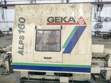 GEKA ALPS-150 Mašinos vaizdas iš priekio