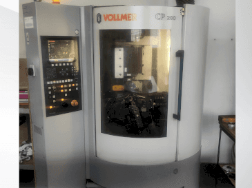 VOLLMER CP 200 Mašinos vaizdas iš priekio