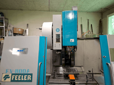 Feeler FV-800A Mašinos vaizdas iš priekio