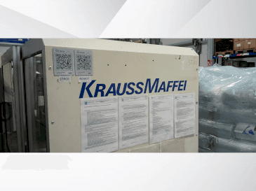 Krauss Maffei 340 c2/80 Mašinos vaizdas iš priekio