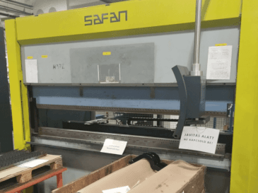 Safan E-Brake 80-2550 TS 1 Mašinos vaizdas iš priekio
