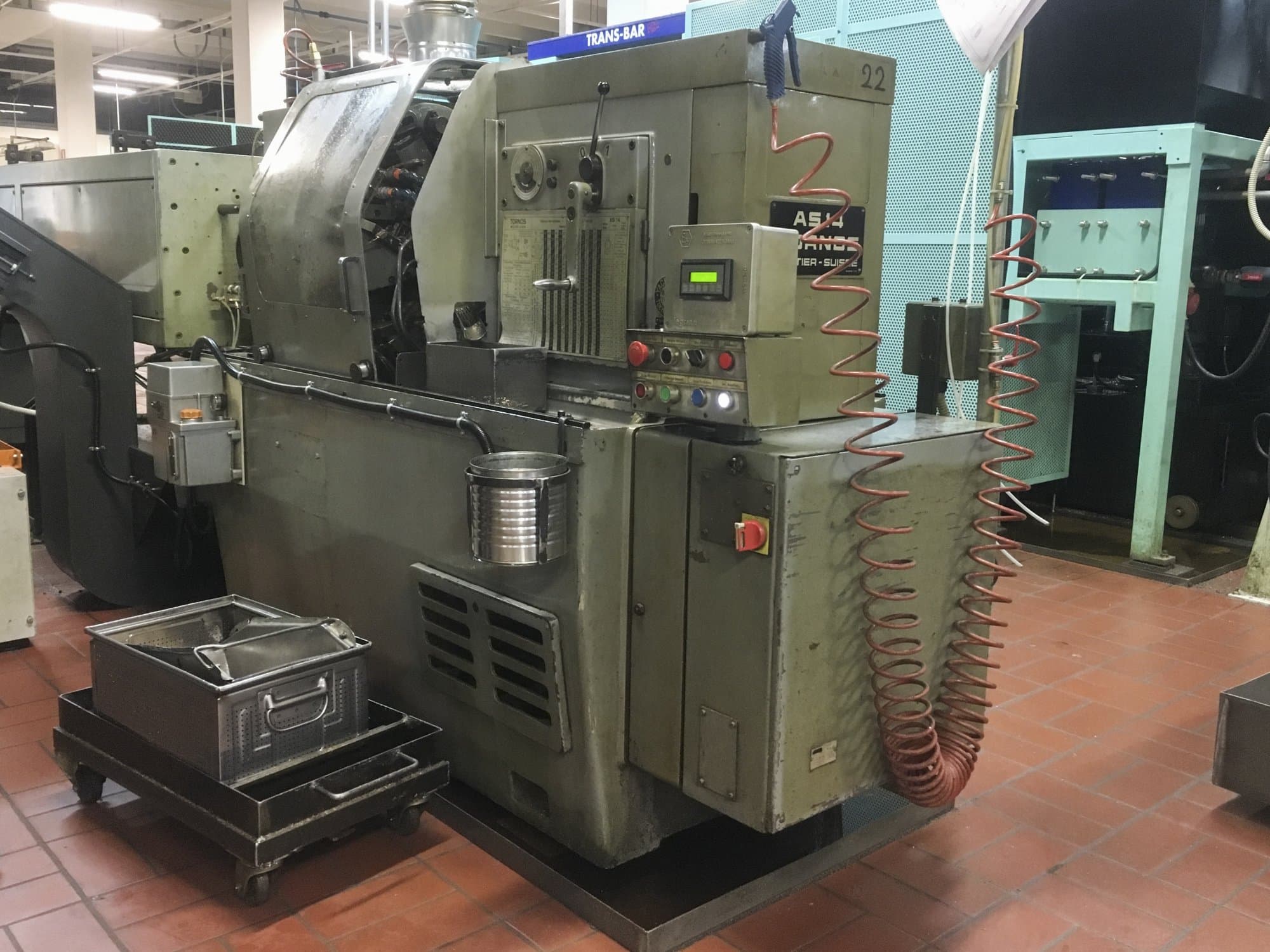 Tornos AS-14 Mašinos dešinės pusės vaizdas