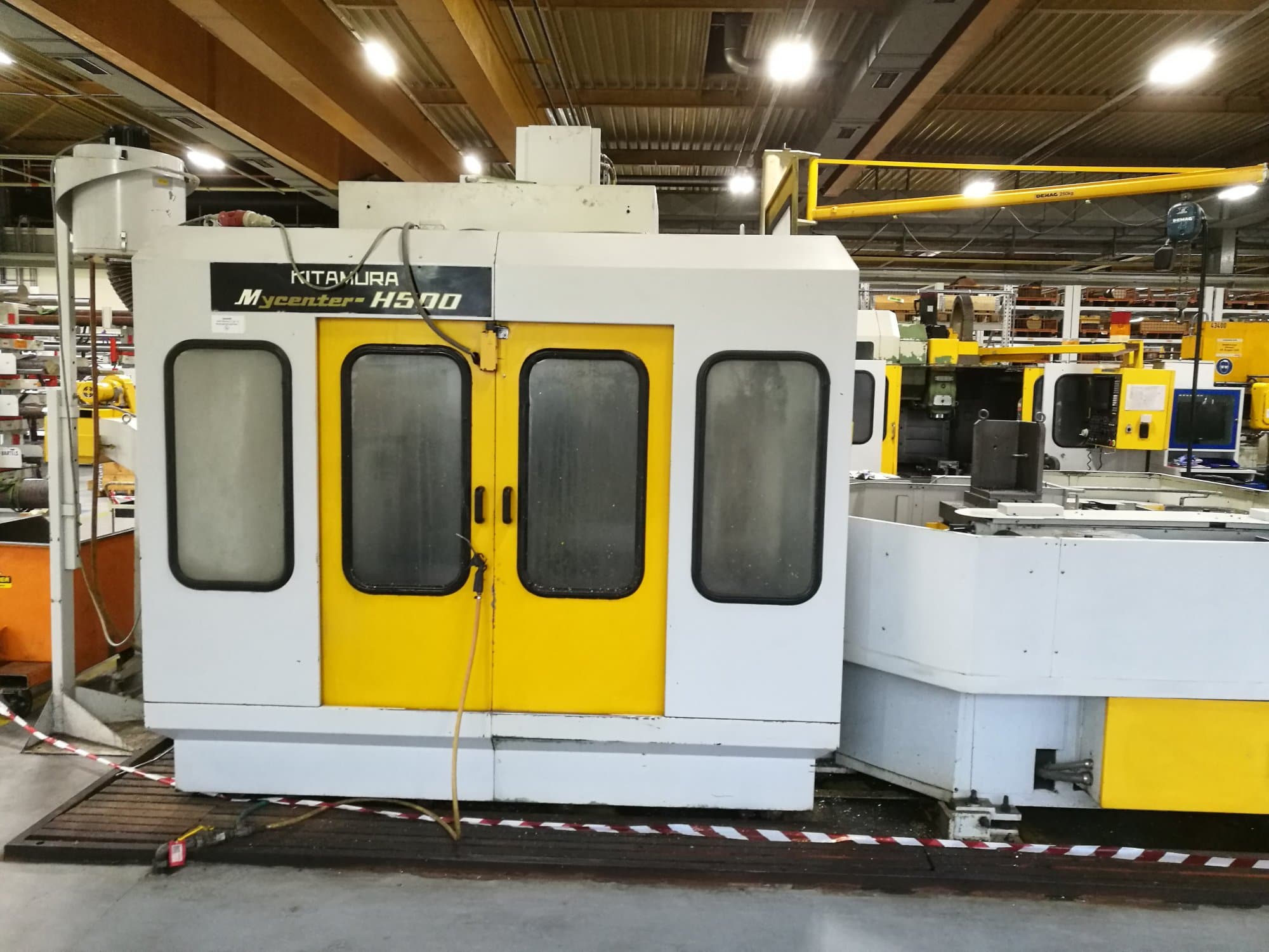 Kitamura Mycenter H500 Mašinos vaizdas iš priekio