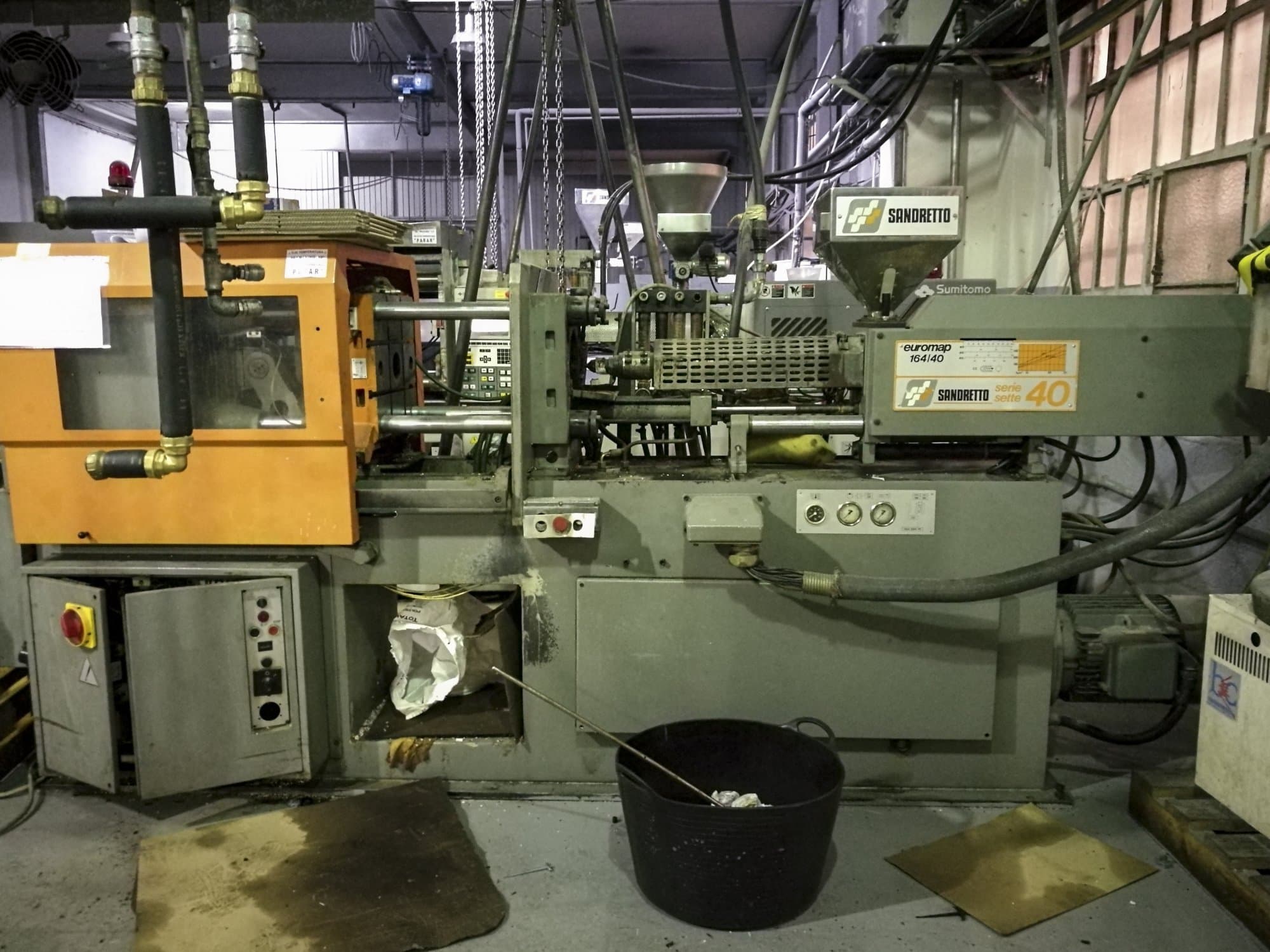 SANDRETTO S.7.40 Mašinos vaizdas iš priekio