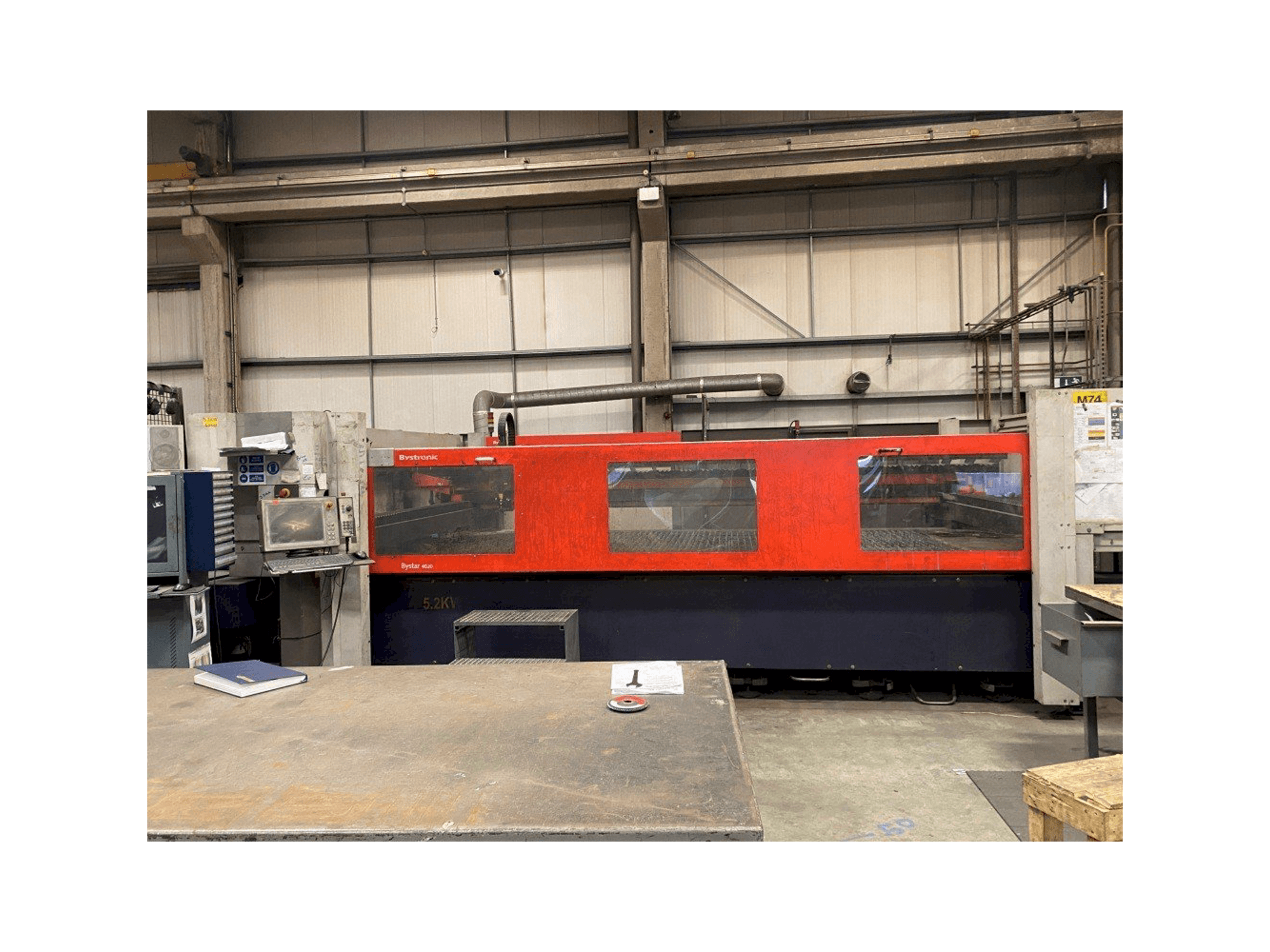 Bystronic Bystar 4020 Mašinos vaizdas iš priekio