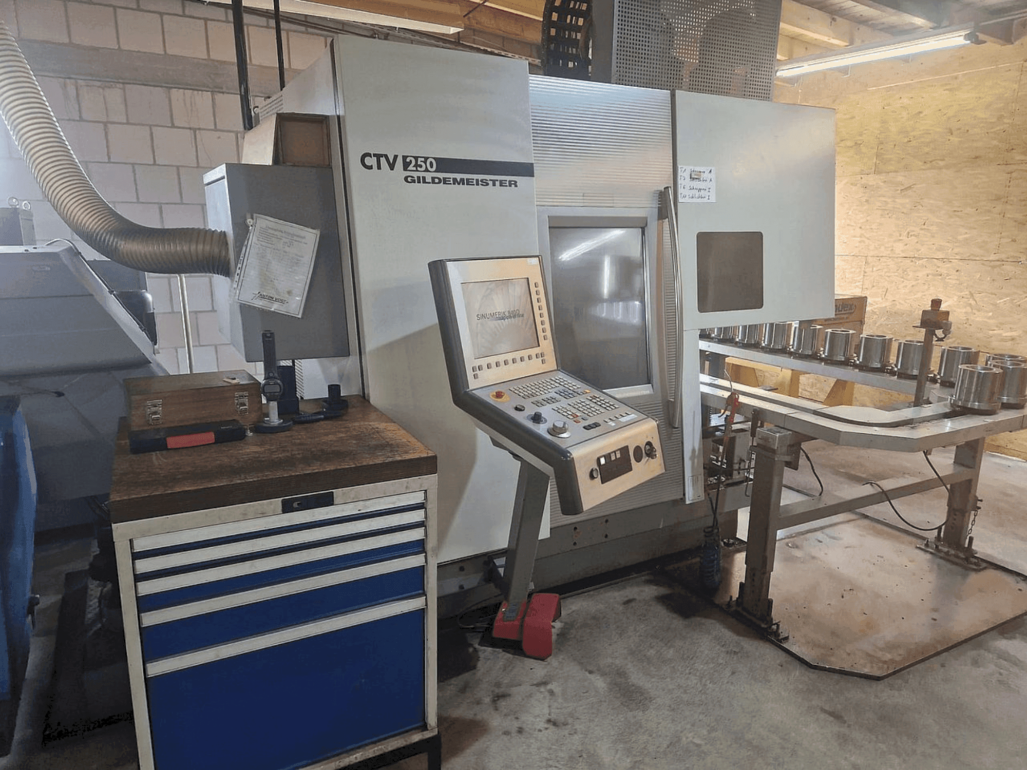 DMG GILDEMEISTER CTV 250 Mašinos vaizdas iš priekio