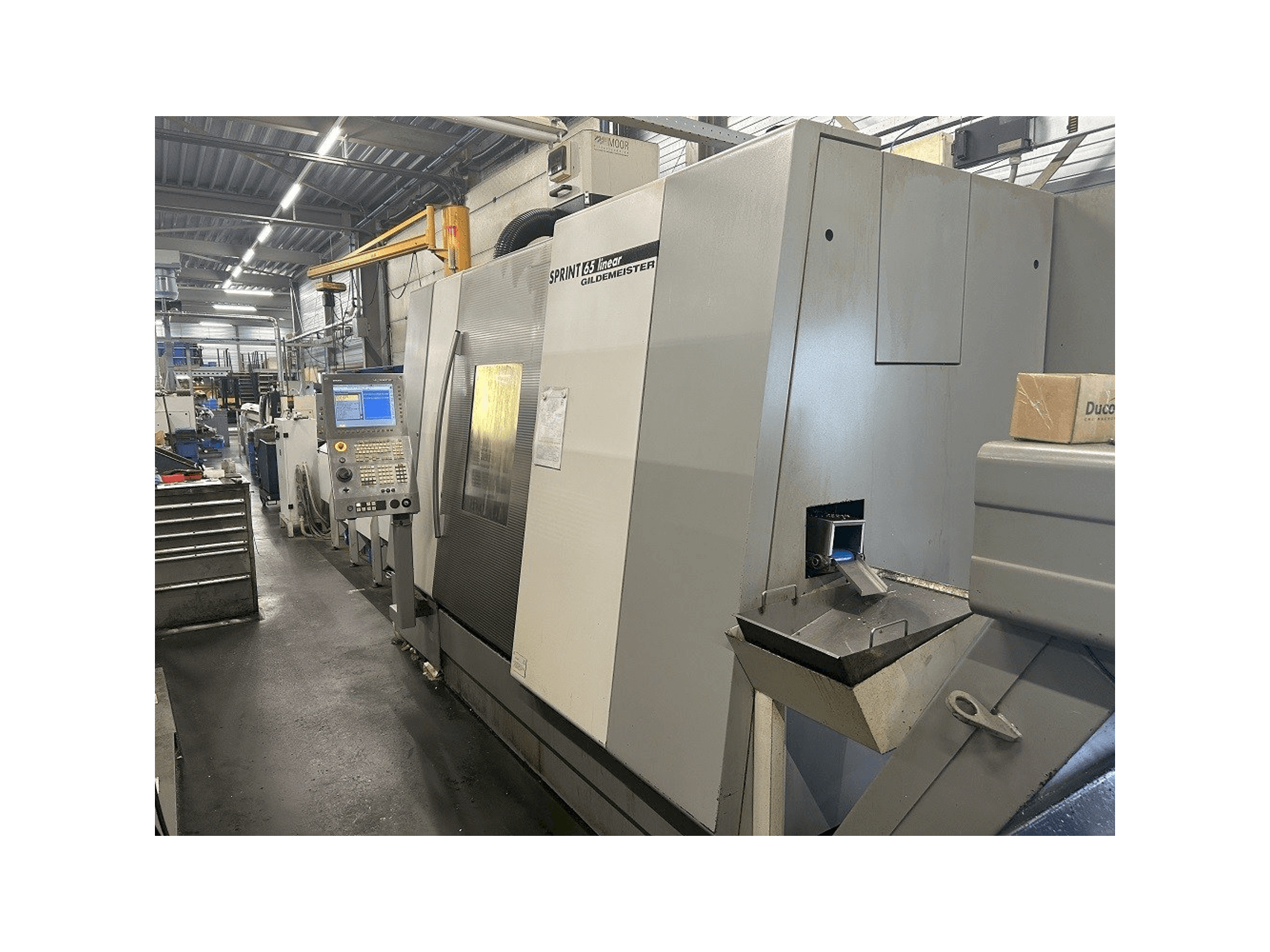 Gildemeister sprint 65 linear Mašinos vaizdas iš priekio