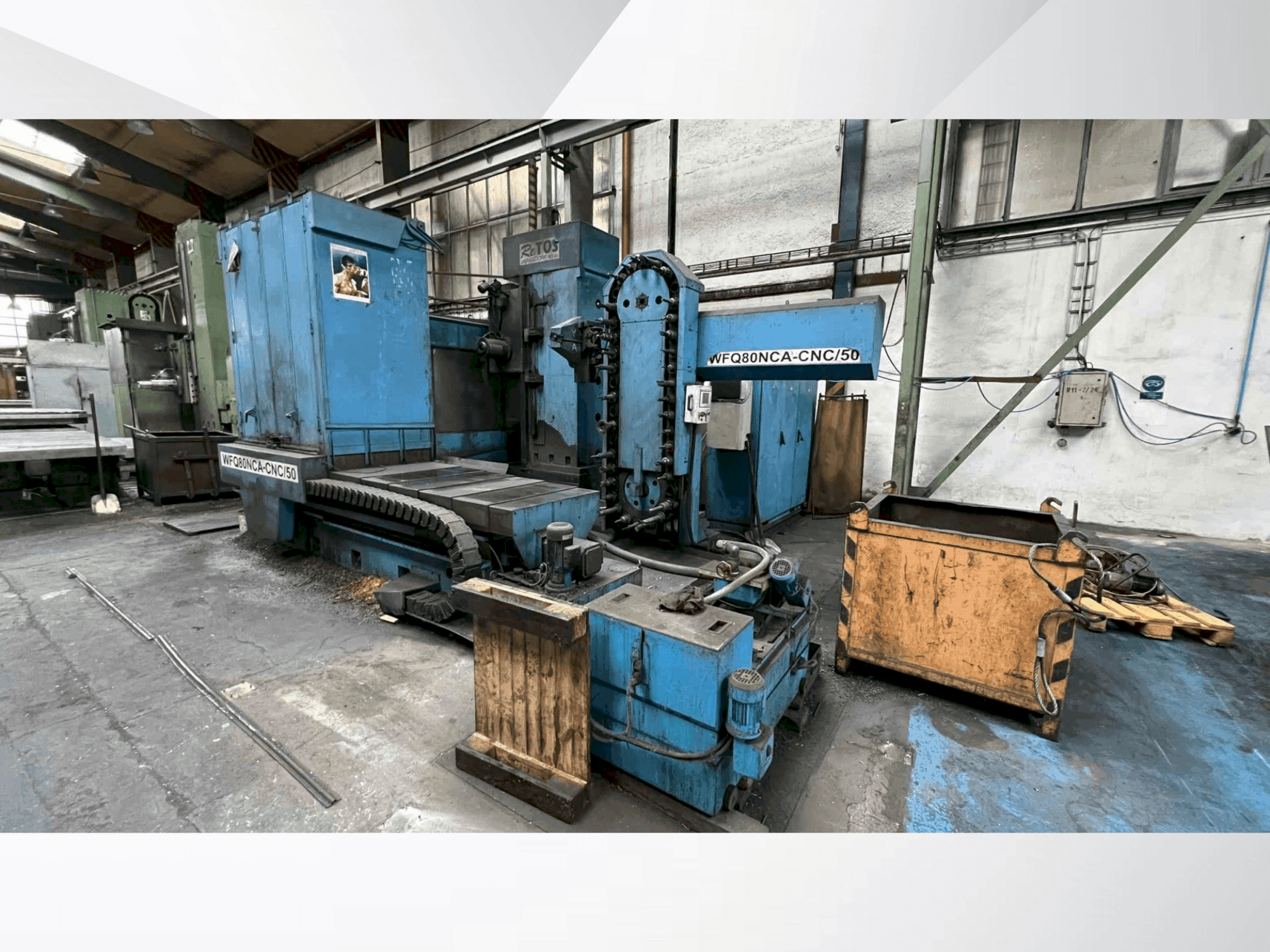 TOS WFQ80NCA-CNC/50 Mašinos vaizdas iš priekio