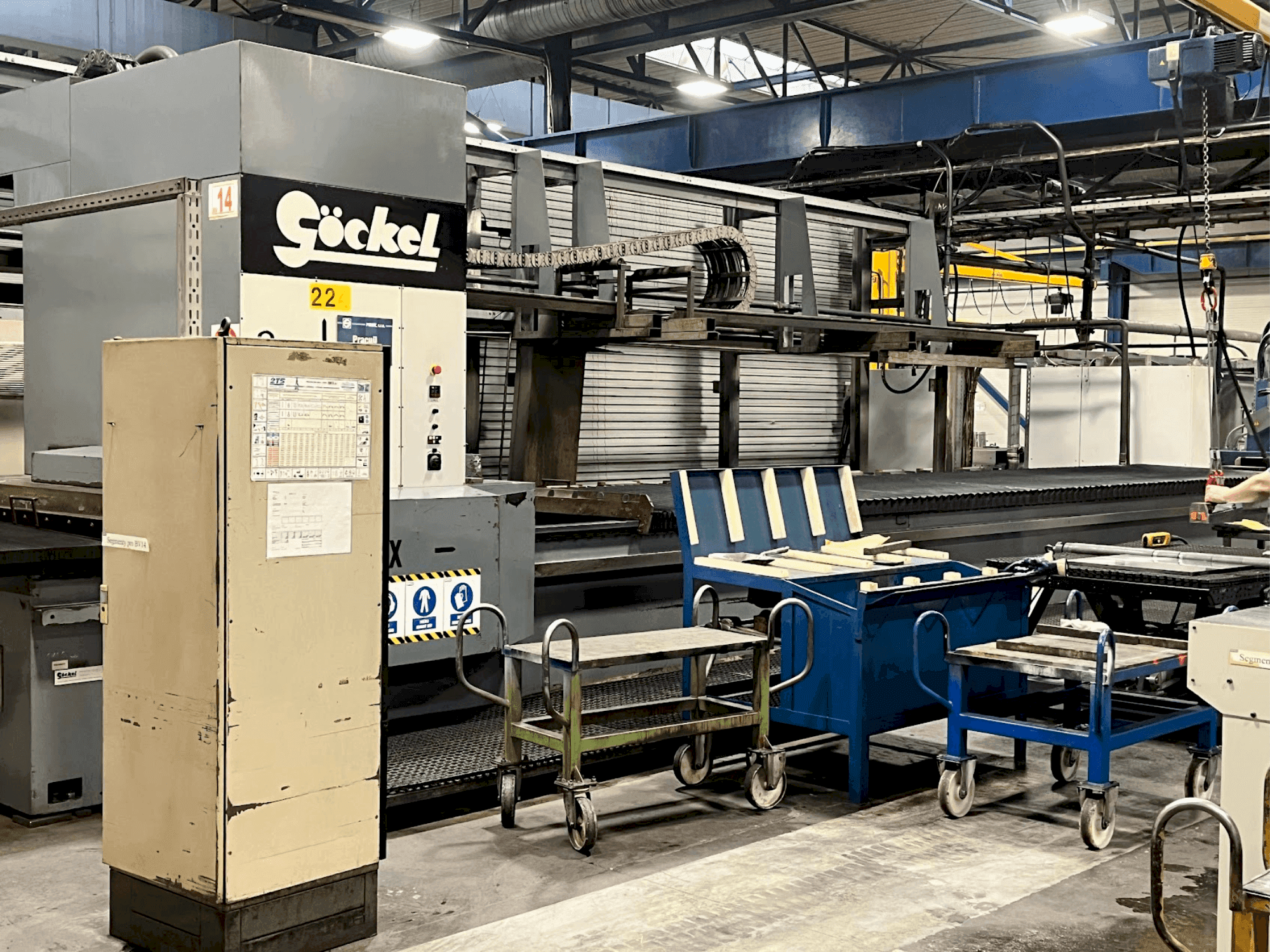 GÖCKEL G130 Mašinos vaizdas iš priekio