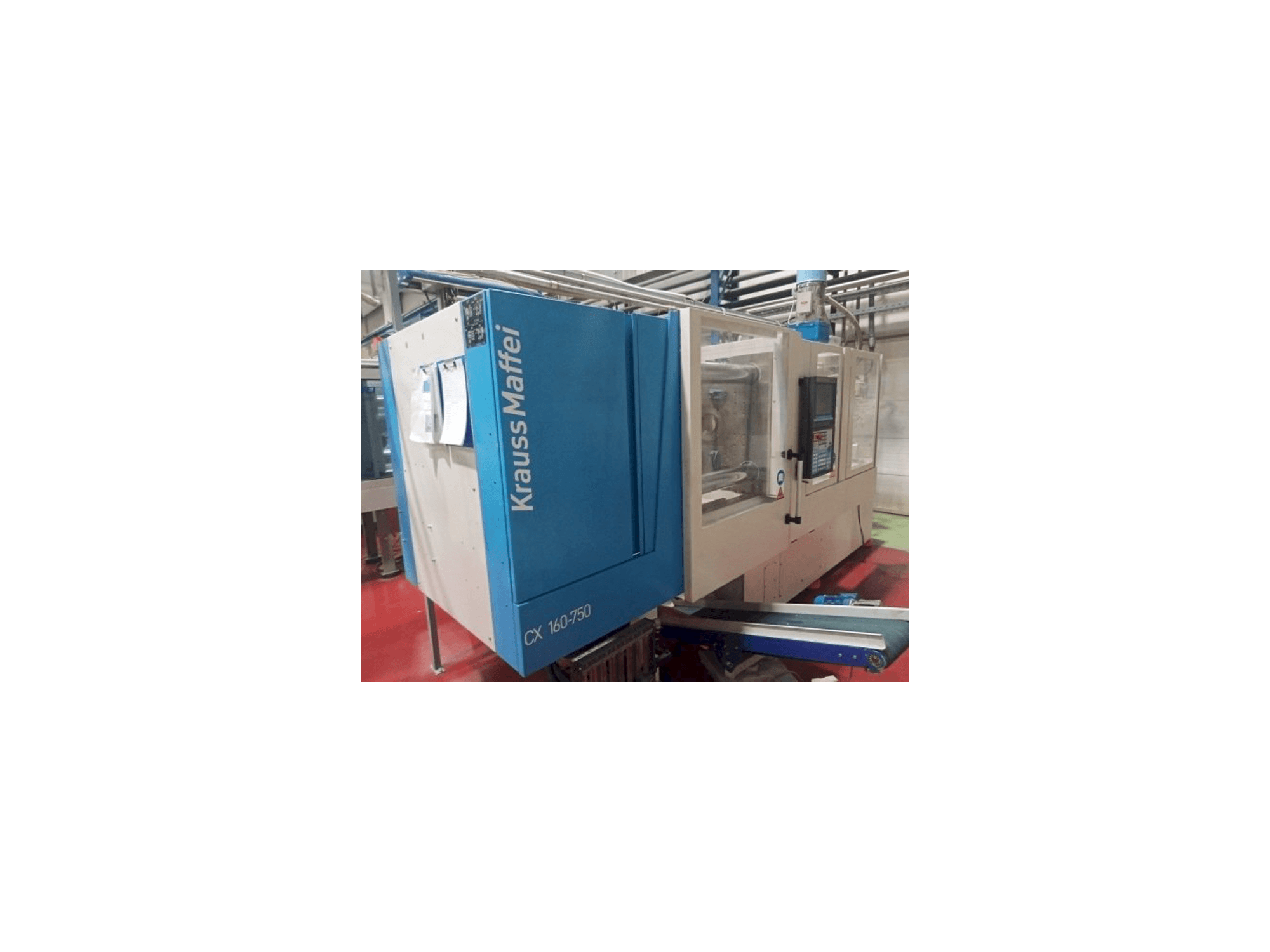 Krauss Maffei KM 160-750 CX Mašinos vaizdas iš priekio