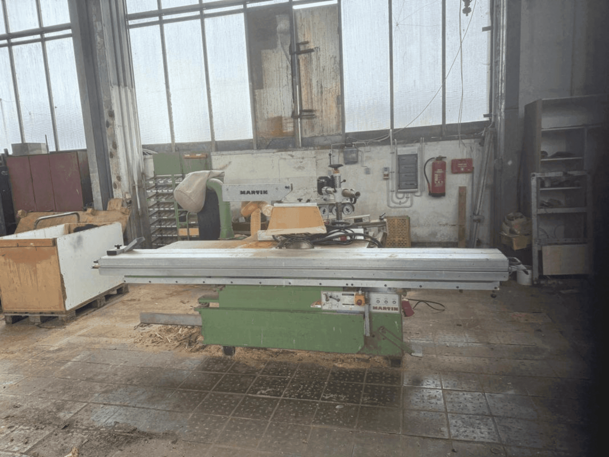 Martin T72 Mašinos vaizdas iš priekio