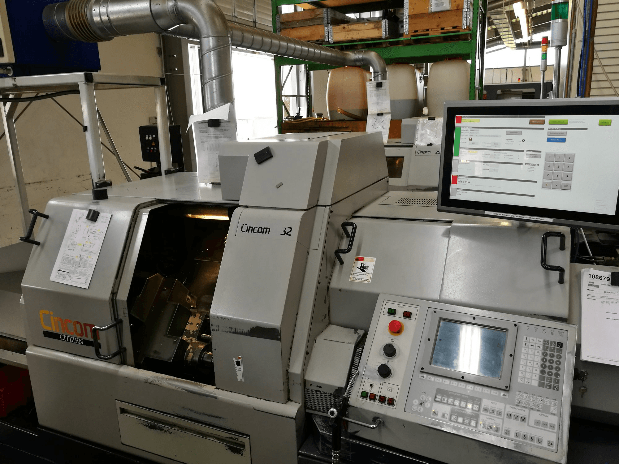 CITIZEN CINCOM L32 Mašinos vaizdas iš priekio