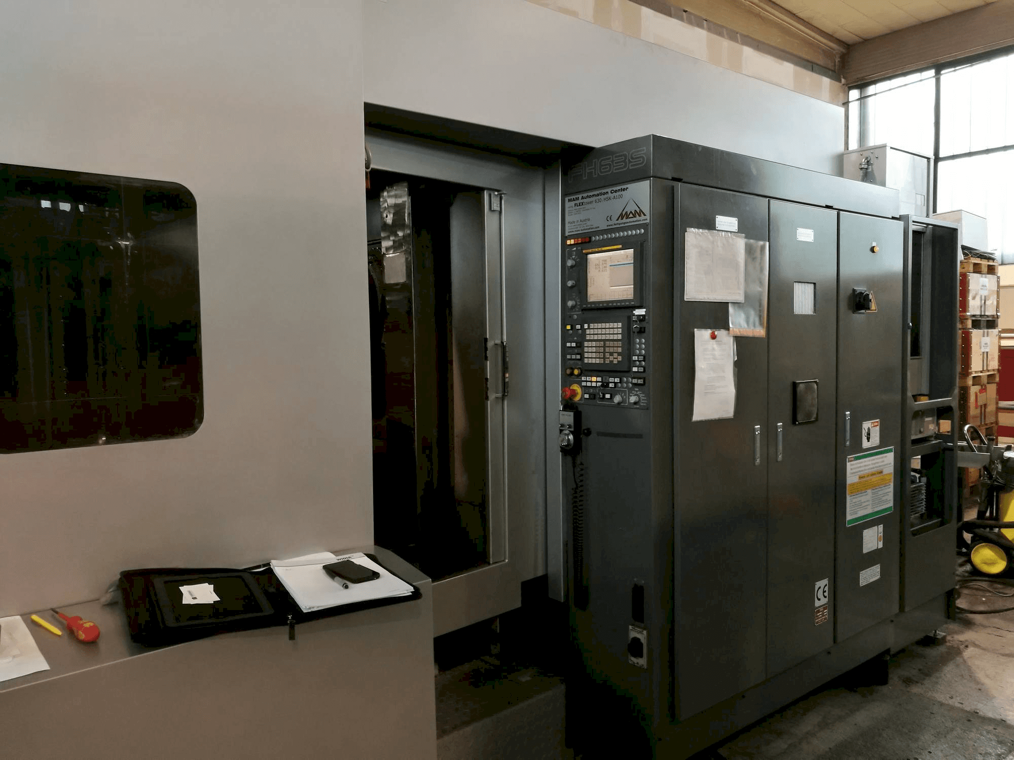 TOYODA FH 63S Mašinos vaizdas iš priekio