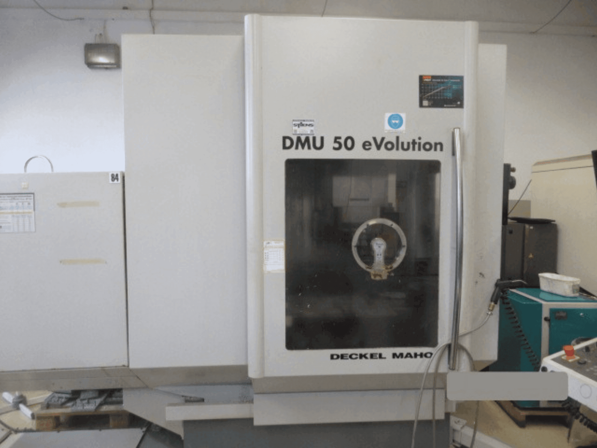 DECKEL MAHO DMU 50 eVolution Mašinos vaizdas iš priekio