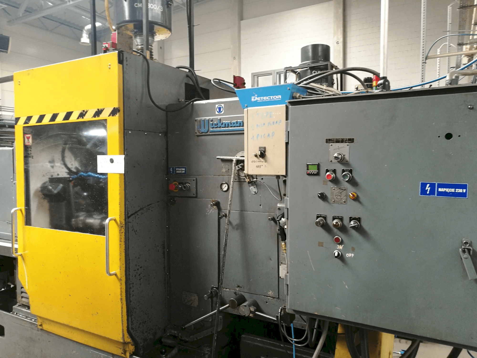 Wickman 2 1/4"-6 Mašinos vaizdas iš priekio