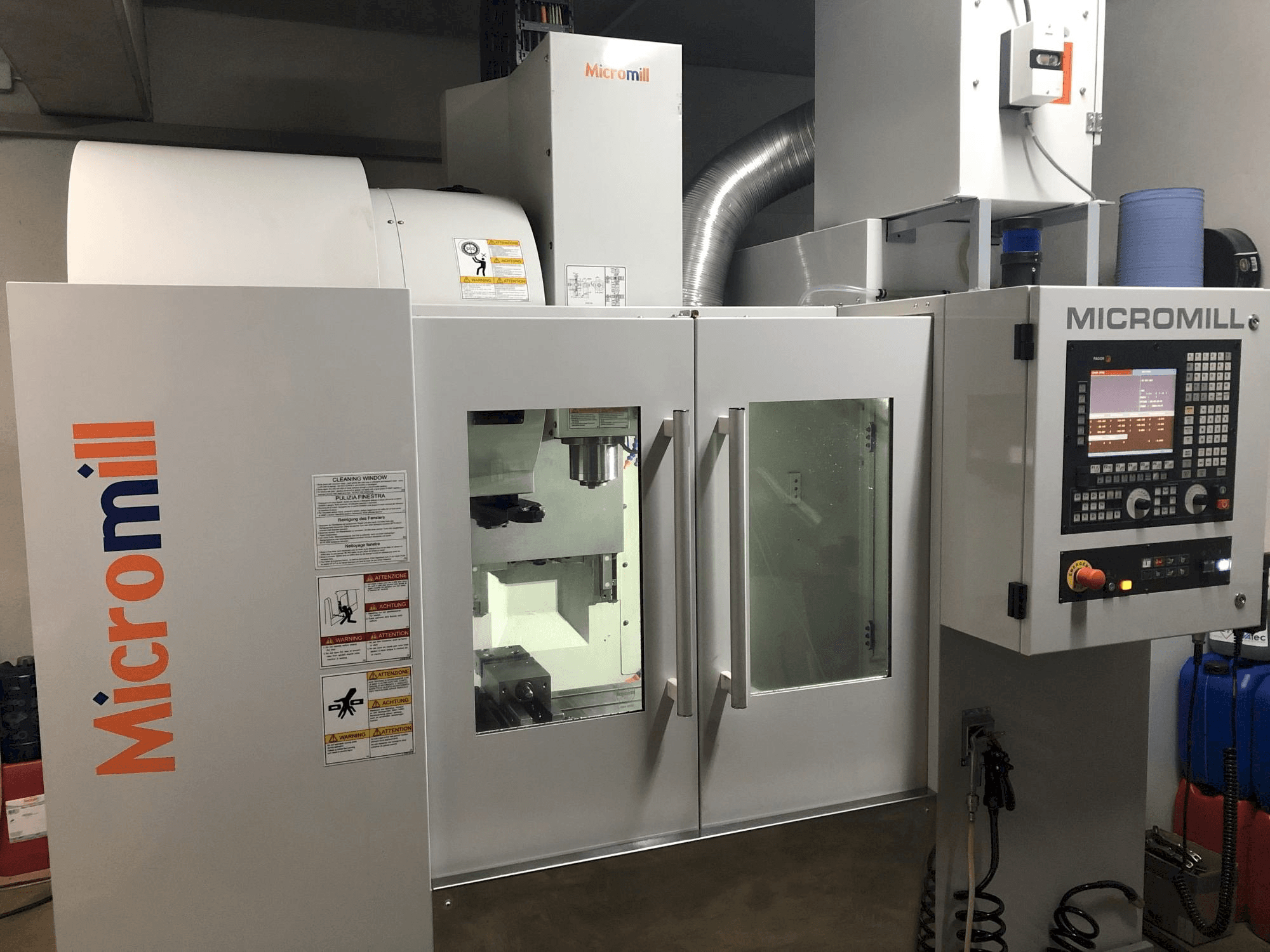 Micromill MM 430 Mašinos vaizdas iš priekio