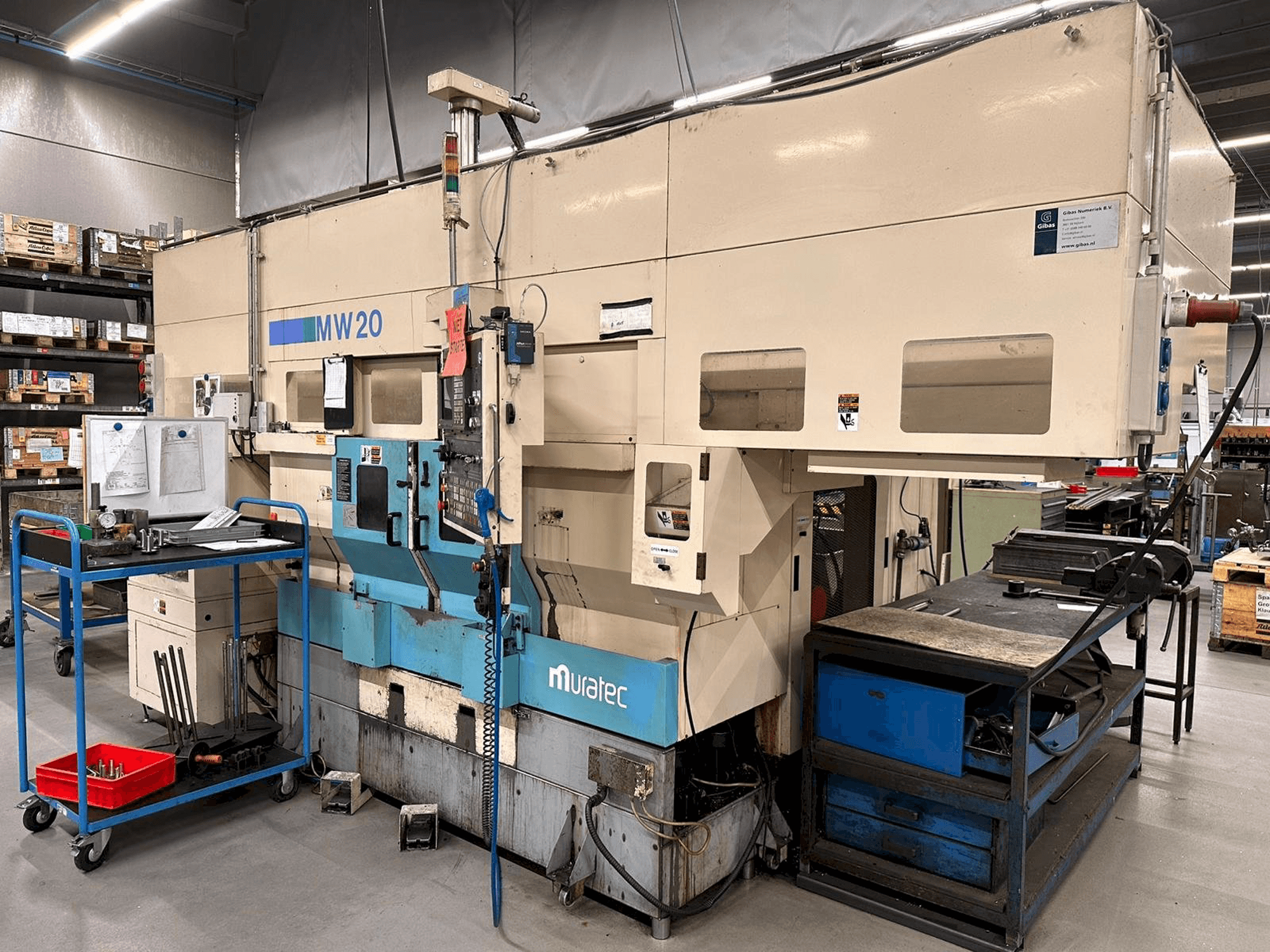 Muratec MW20 Mašinos vaizdas iš priekio